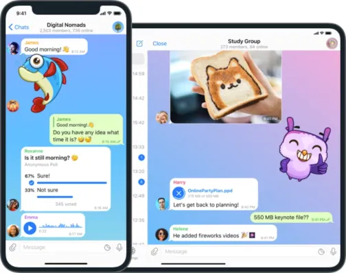 Telegram iPhone and iPad